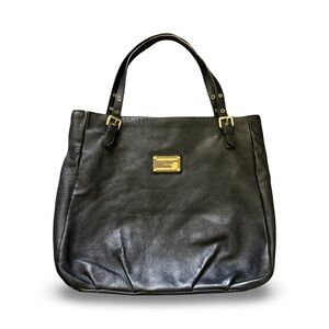 Marc by Marc Jacobs Black Leather Classic Q Shopgirl Tote